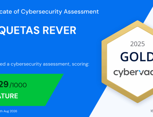 ETIQUETAS REVER Alcanza la Medalla de Oro en Ciberseguridad de CyberVadis