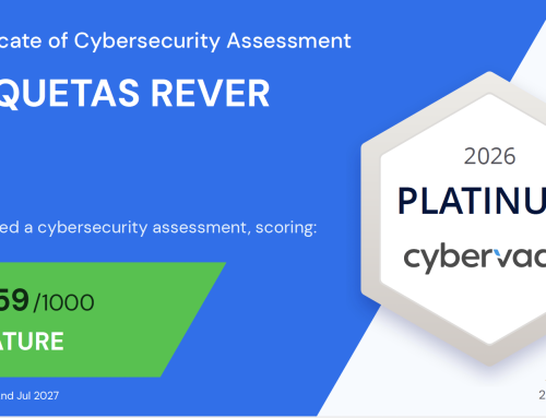 REVER alcanza la categoría Platinum en seguridad de la información con la certificación CyberVadis 2026.